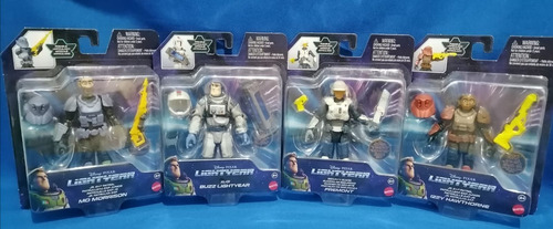 Buzz Lightyear.  4 Figuras De Los Personajes De La Pelicula