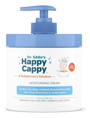 Happy Cappy Crema Hidratante Para Niños, Pieles Sensibles