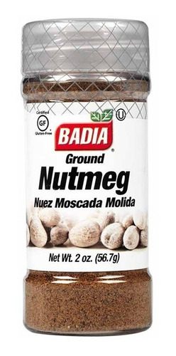 Nuez Moscada En Polvo X 56,7 Gr Badia - Especias Sin Tacc