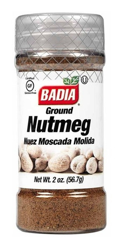  Nuez Moscada En Polvo X 56,7 Gr Badia - Especias Sin Tacc