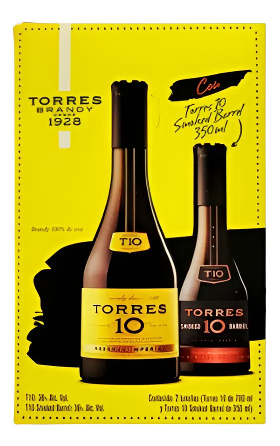 Pack Brandy Torres 10 700ml + Torres 10 Smoked Barrel 350ml