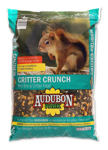 Audubon Park 12243 Critter Crunch Wild Bird Y Comida Critter