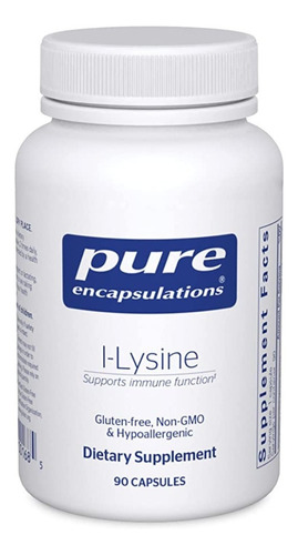 L-lisina - Pure Encapsulations - Unidad a $1754