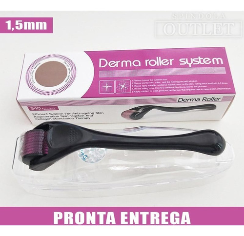 Dermaroller Derma Roller System 1,5mm 540 Agulhas - Original