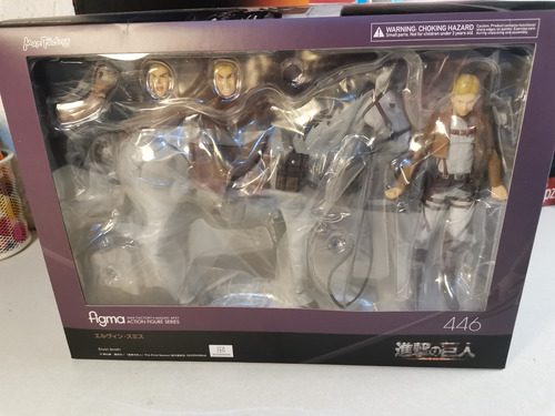 Figma 446 Erwin Smith Attack On Titan Con Caballo (3,700 Ms) (Usado)
