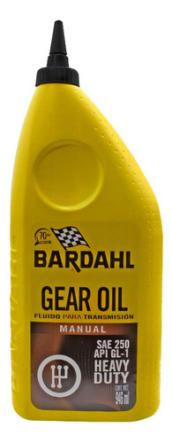 Aceite Transmision Manual Sae250 Bardahl 946ml
