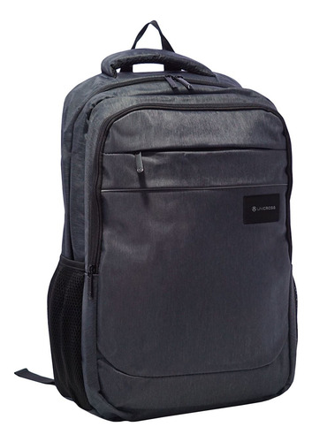 Imagen 2 de 10 de Mochila Portanotebook Unicross Usb Grande Unisex Urbana 6