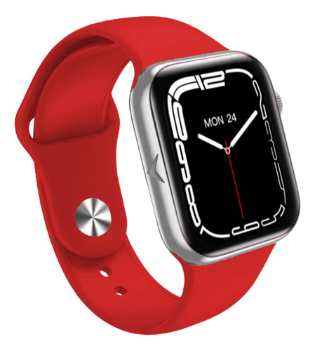 Malla Smart Watch 42 44 Mm Silicona Rojo 4.2 Cm