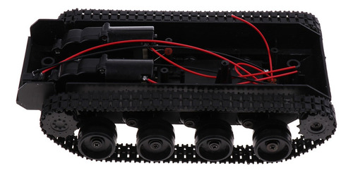 Chassi Carro Tanque Choque Leve Robô Inteligente Diy Com Kit