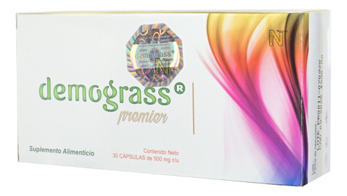 (4  Cajas) Suplemento Demograss Premier 30 Caps Original