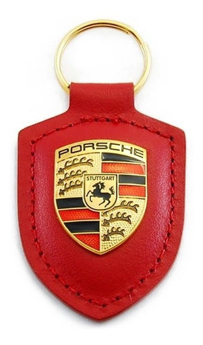 Llavero - Genuine Porsche Crest Keyring Red