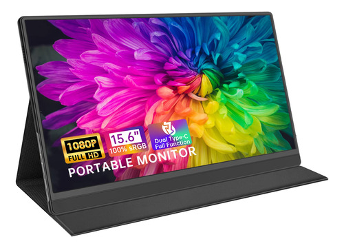 Monitor Portátil Fhd 15.6 Usb C Hdmi Para Laptop