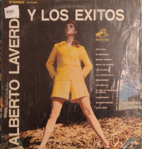 Vinilo Lp De Alberto Laverde Y Los Exitos (xx246 (Usado)