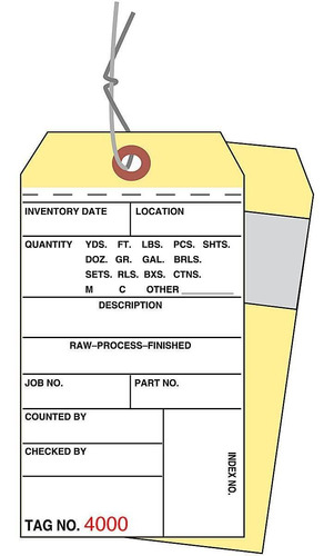 Etiquetas Con Papel Carbón Y Alambre, #4000-4499500/carton