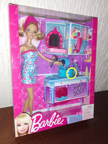 Barbie Spa Day / Día De Spa Muñeca Rubia (Usado)