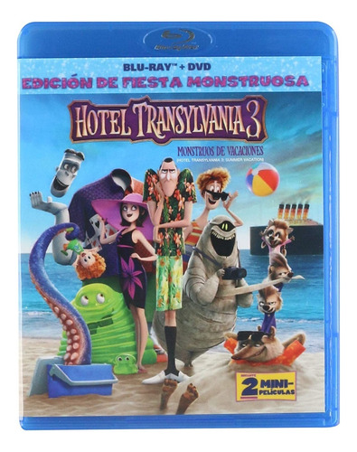 Hotel Transylvania 3 Monstruos De Vacaciones Bluray + Dvd