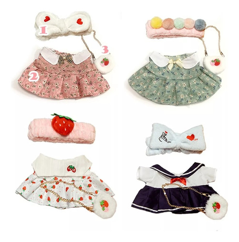Kit 4 Accesorios Ropa Muñeca Pato Lalafanfan