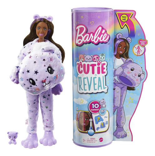 Barbie Muñeca Cutie Reveal Muñeca De Peluche Oso