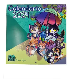 Calendario pared Michiverso Syanne Pared 2024 año 2024