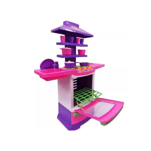 Imagem 5 de 10 de Fogãozinho Panelinha Cozinha Infantil Master Fogao Big Chef