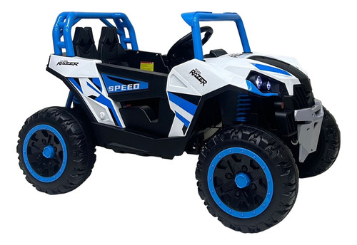 Carro Montable Eléctrico Razer Para Niños,control Azul (Usado)