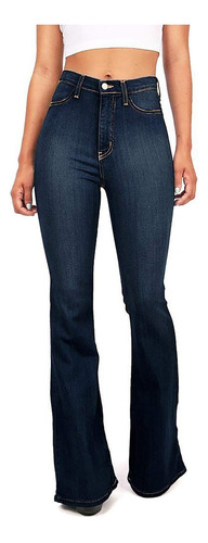 Bell Bottoms Jeans Plus Tamaño Clasico Cintura