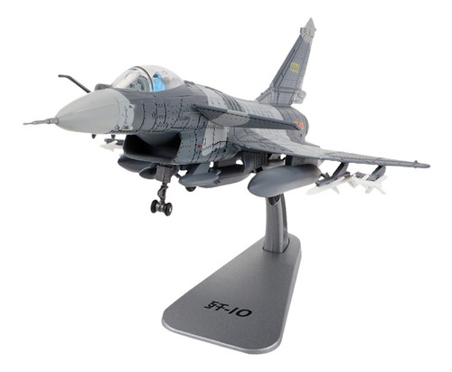 Imagen 3 de 8 de Aleación De Zinc 1:72 J-10 Modelo De Avión Adecuado Para Niñ