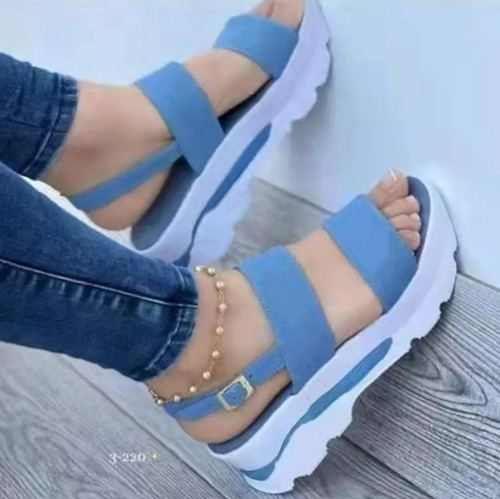 Woman Wedge Light Sandals, Platform Shoes With Heels