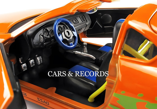 Toyota Supra 1994 Brian Fast & Furious - Jada 1/24 Naranja