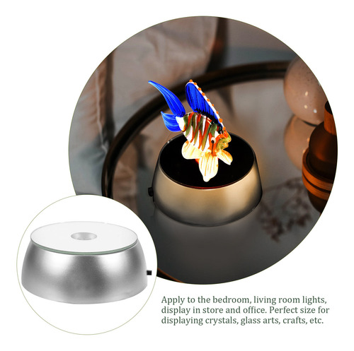 Base De Pantalla Led Moderna Con Cristales Led, 4 Unidades,