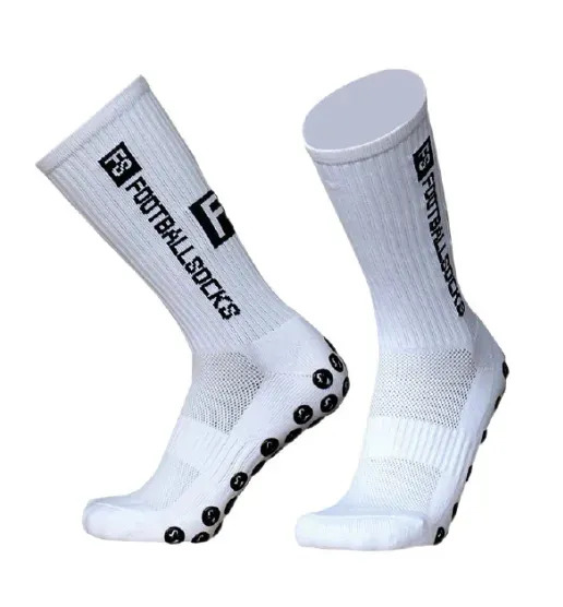 Medias De Futbol Antideslizantes Fs Footballsocks Profesionales Blancas Adulto Blanco