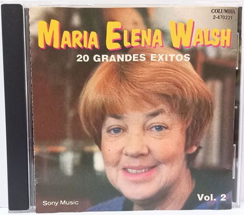 Maria Elena Walsh Cd 20 Grandes Exitos Vol 2 Cd Sin Marcas