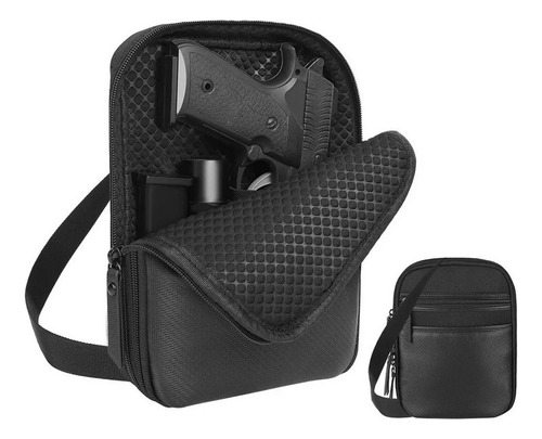 Funda De Pistola De Doble Capa, Riñonera Para Hombre, Táctic Color Negro