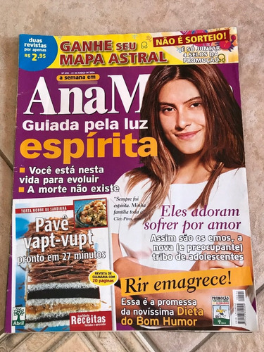 Revista Ana Maria 494 Cleo Pires José Wilker Ano 2006 F713