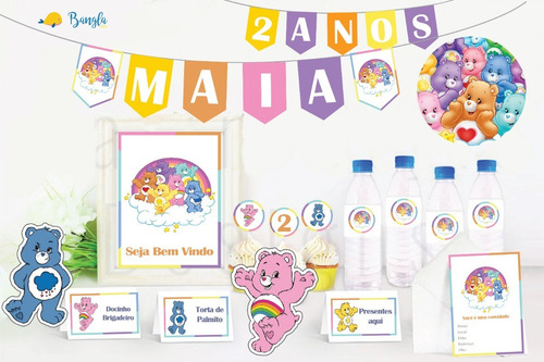 Kit Festa Infantil Para Imprimir - Ursinhos Carinhosos