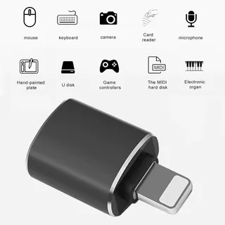 Adaptador Plug Usb 3.0 Otg Para Lightning iPhone iPad Ios 13