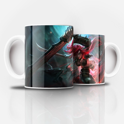 Tazón Taza Personalizada Katarina League Of Legends Skins