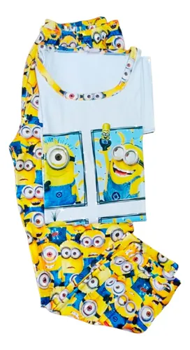Pijamas Para Mujer En Polilicra Pantalón Y Camisa En Algodón