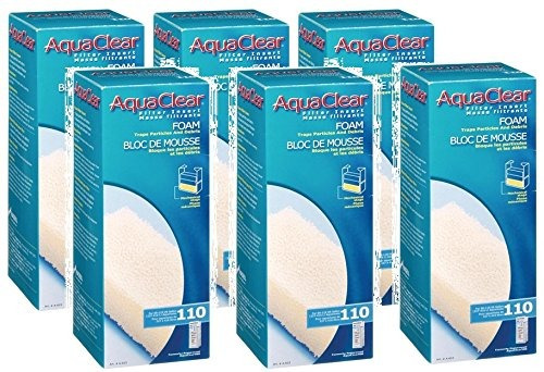 (6 Pack) Aquaclear 110 Foam Insert