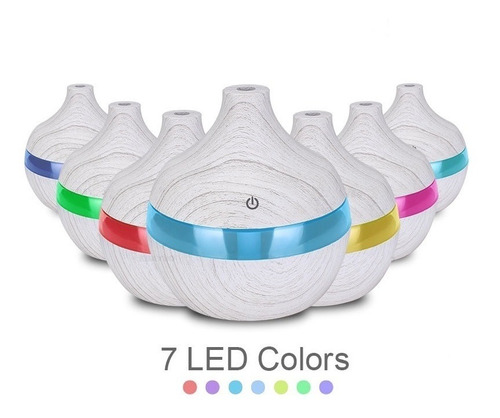 Imagen 4 de 4 de Humidificador Atomizador Difusor De Aroma Con 7 Luces Led