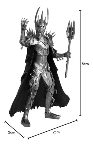 Figura De Acción Sauron El Señor De Los Anillos Bst Axn 5