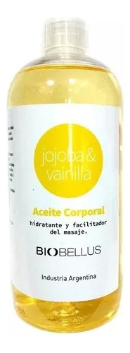 Aceite Masaje Corporal Jojoba Y Vainilla Biobellus 500ml