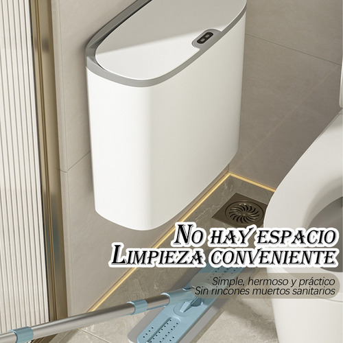 Cubo De Basura Inteligente De 14l Con Sensor Blanco