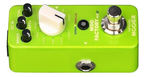 Pedal de efeito Mooer Mod Factory MKII MME2 verde-claro