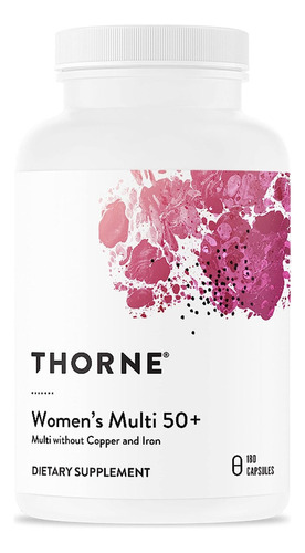 Multivitamínico Diario Para Mujer 50+ Thorne 180 Cápsulas