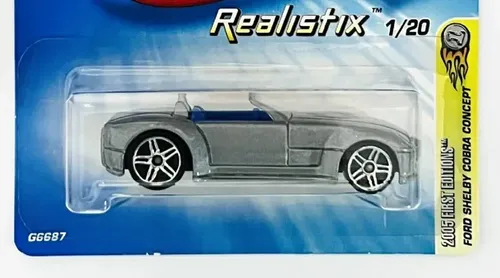 ミニカー HOTWHEELS Ford Shelby Cobra Concept 1/18 Hot Wheels - Ford Shelby Cobra Concept - 2005 First Editions