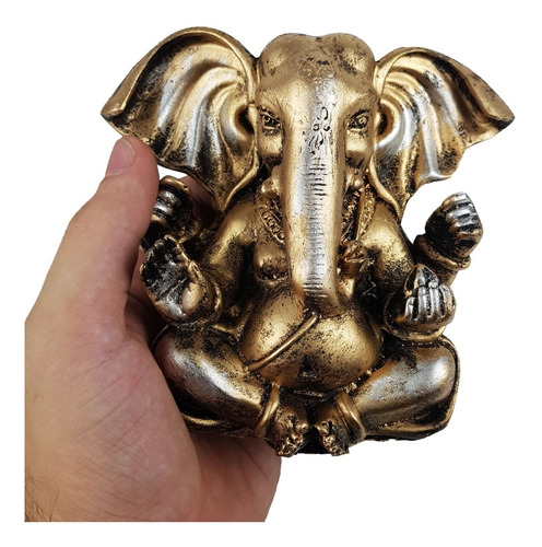 Ganesha Elefante Indiano Deus Hindu 1 Un Decoração De Resina