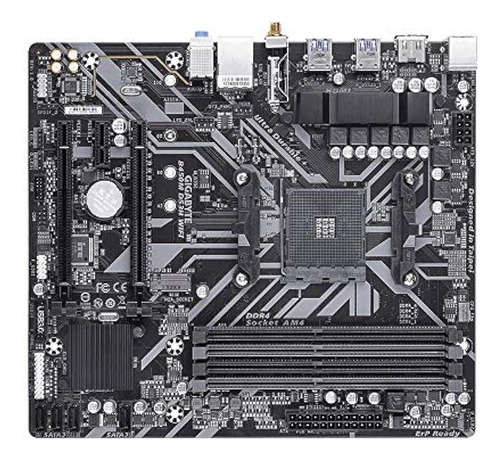 Gigabyte B450m Ds3h Wifi Am4//amd/b450/matx/sata 6gb/s/usb