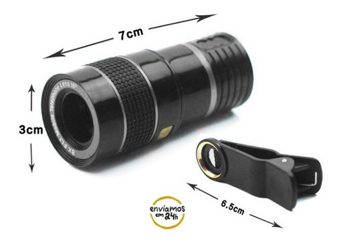Imagem 3 de 5 de Conjunto Lentes P/ Celular 5 Em 1 9x F1.1 Oferta