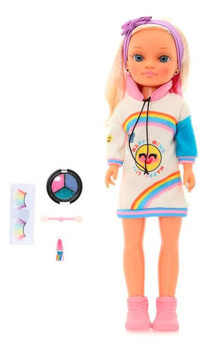 Muñeca Nancy Maquillaje De Arcoiris